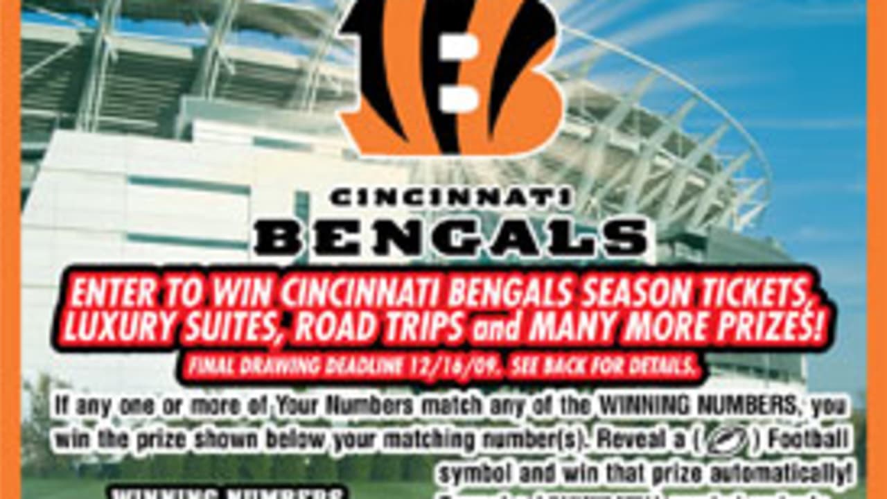 Win Bengals tickets and prizes by - Cincinnati Bengals