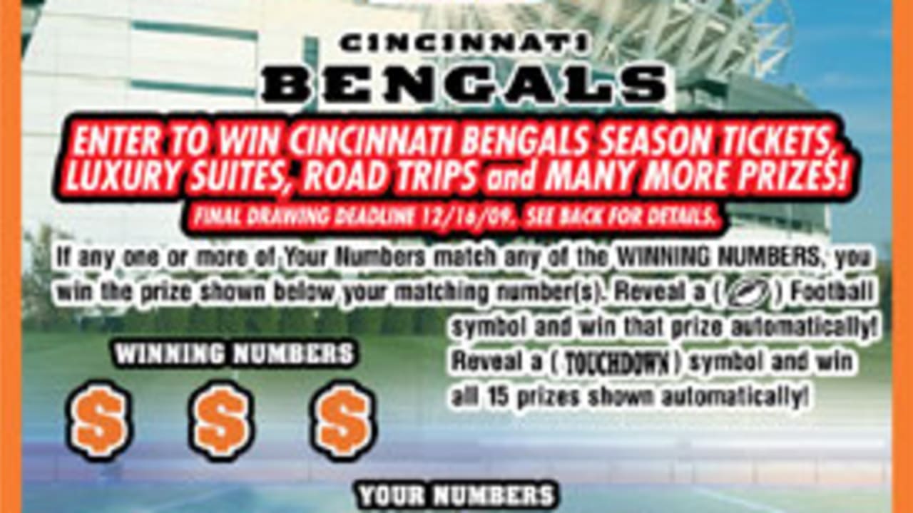 Ohio Lottery introduces Bengals instant game