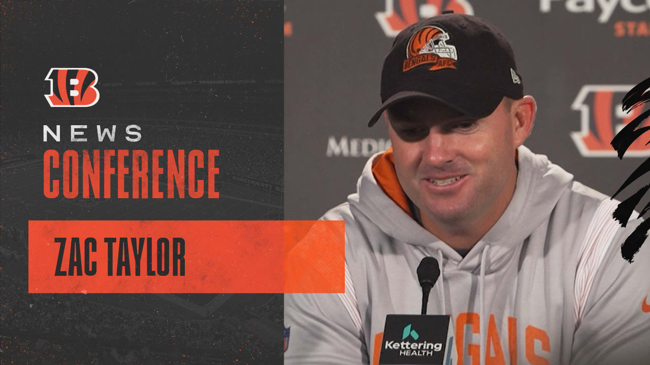 Cincinnati Bengals head coach Zac Taylor gives final press