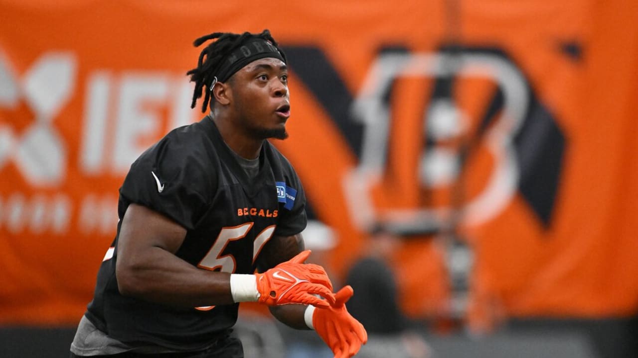 Cincinnati Bengals linebacker Keandre Jones (47) looks on during