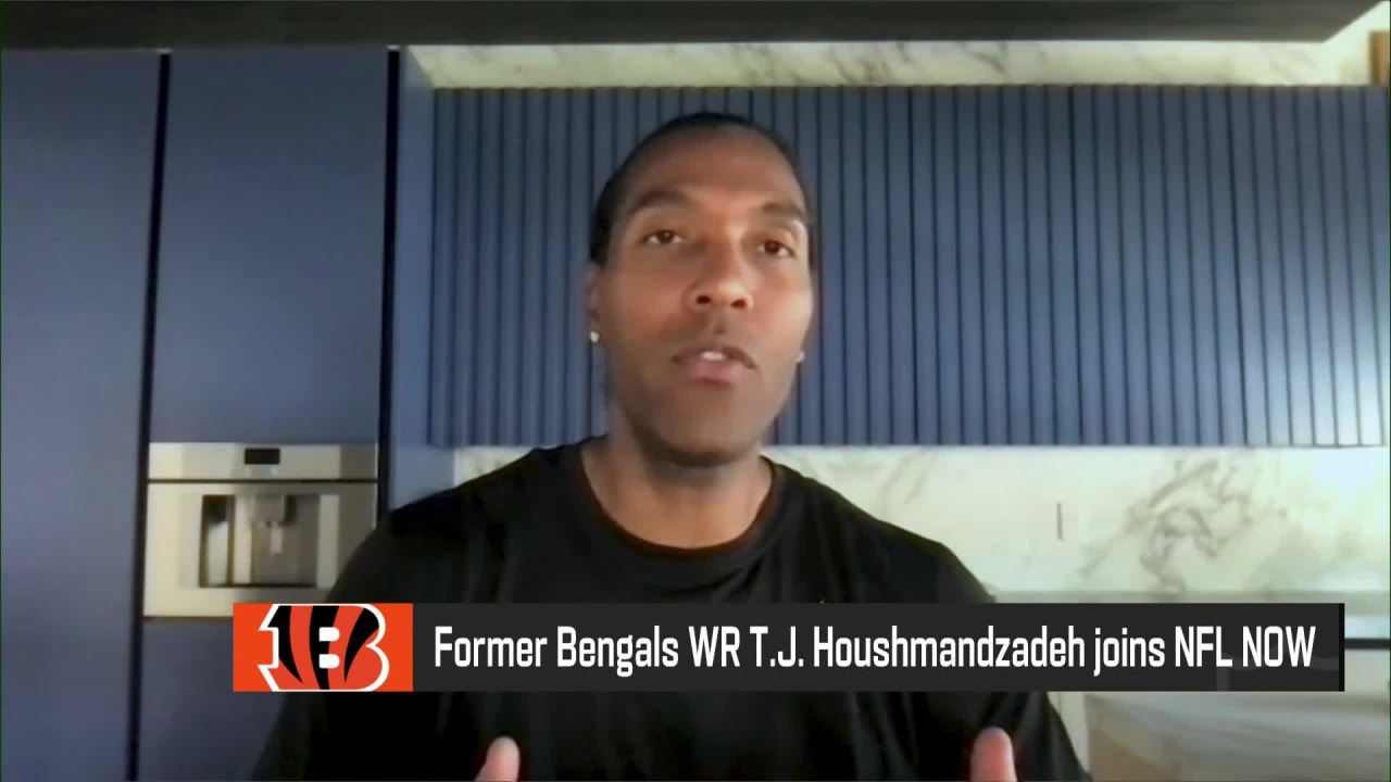 Cincinnati Bengals wide receiver T.J. Houshmandzadeh (L) is