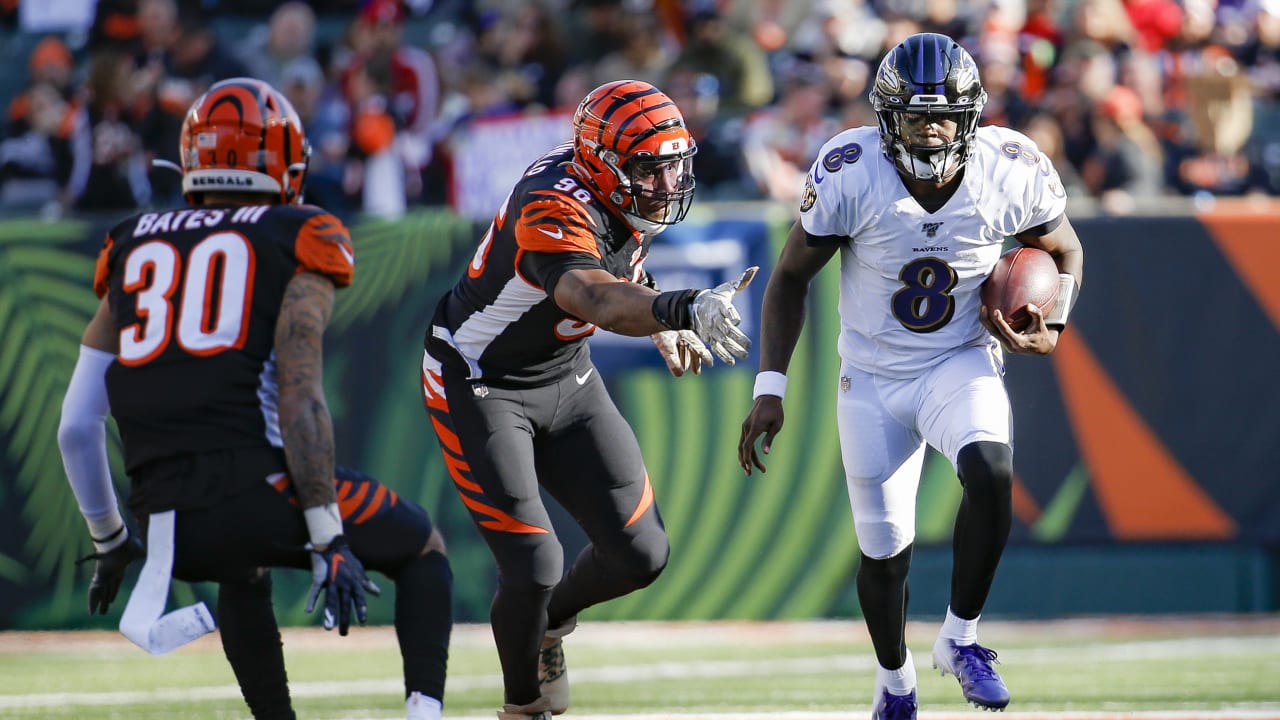 Ravens beat Bengals to clinch spot in playoffs; Jackson makes history