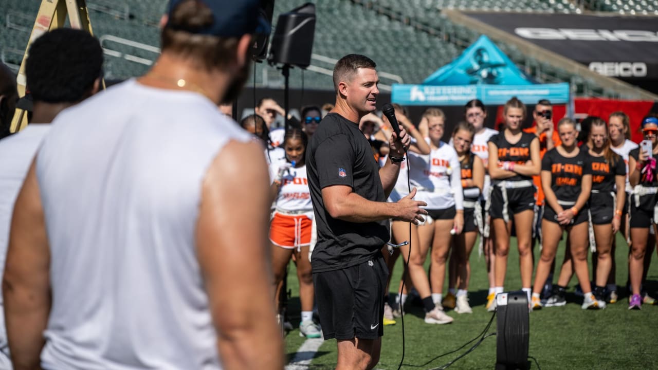 Bengals Host First-Annual Girls Flag Football Jamboree at Paycor