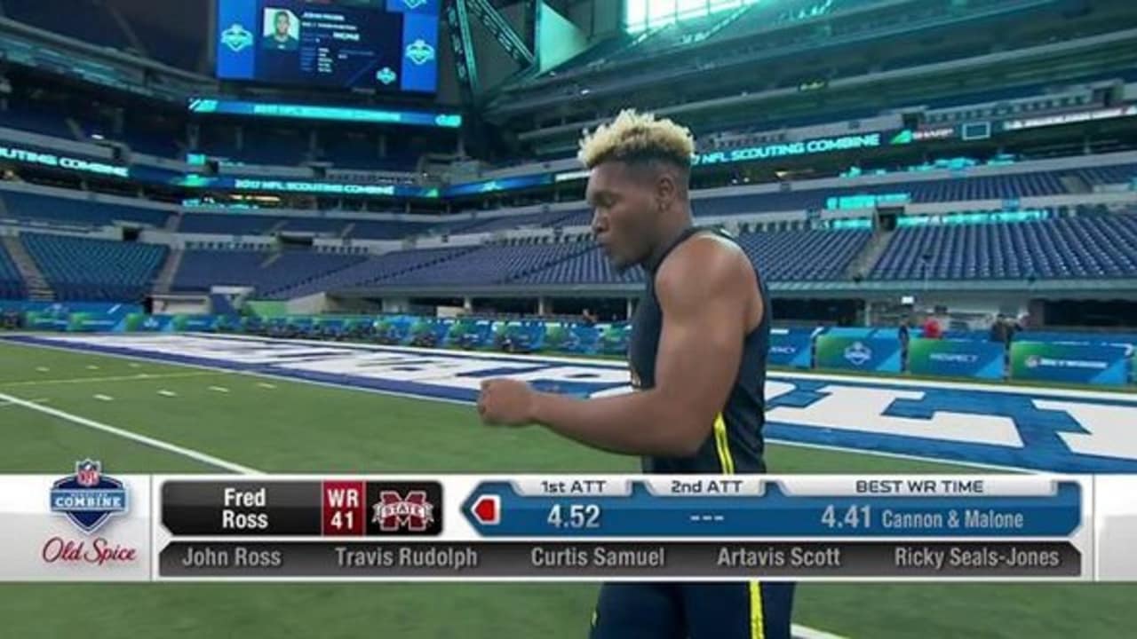 Wr John Ross Breaks 40 Yd Dash Combine Record