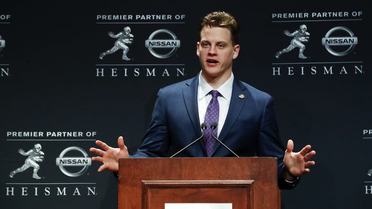 How Joe Burrow positively transformed the entire Athens, Ohio community  with his speech at the Heisman Trophy ceremony.