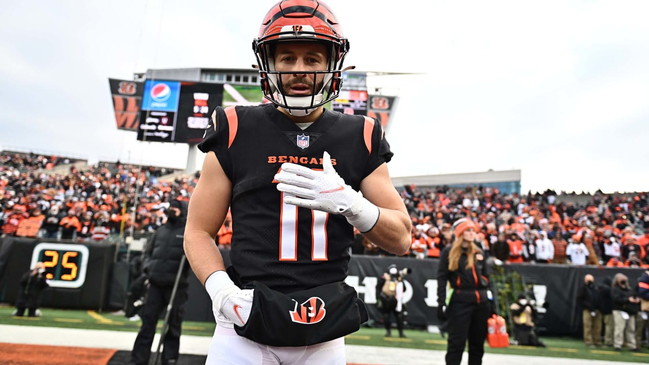 Cincinnati Bengals wide receiver Trent Taylor (11) during an NFL football  game against the Baltimore Ravens, Sunday, Jan. 8, 2023, in Cincinnati. (AP  Photo/Emilee Chinn Stock Photo - Alamy