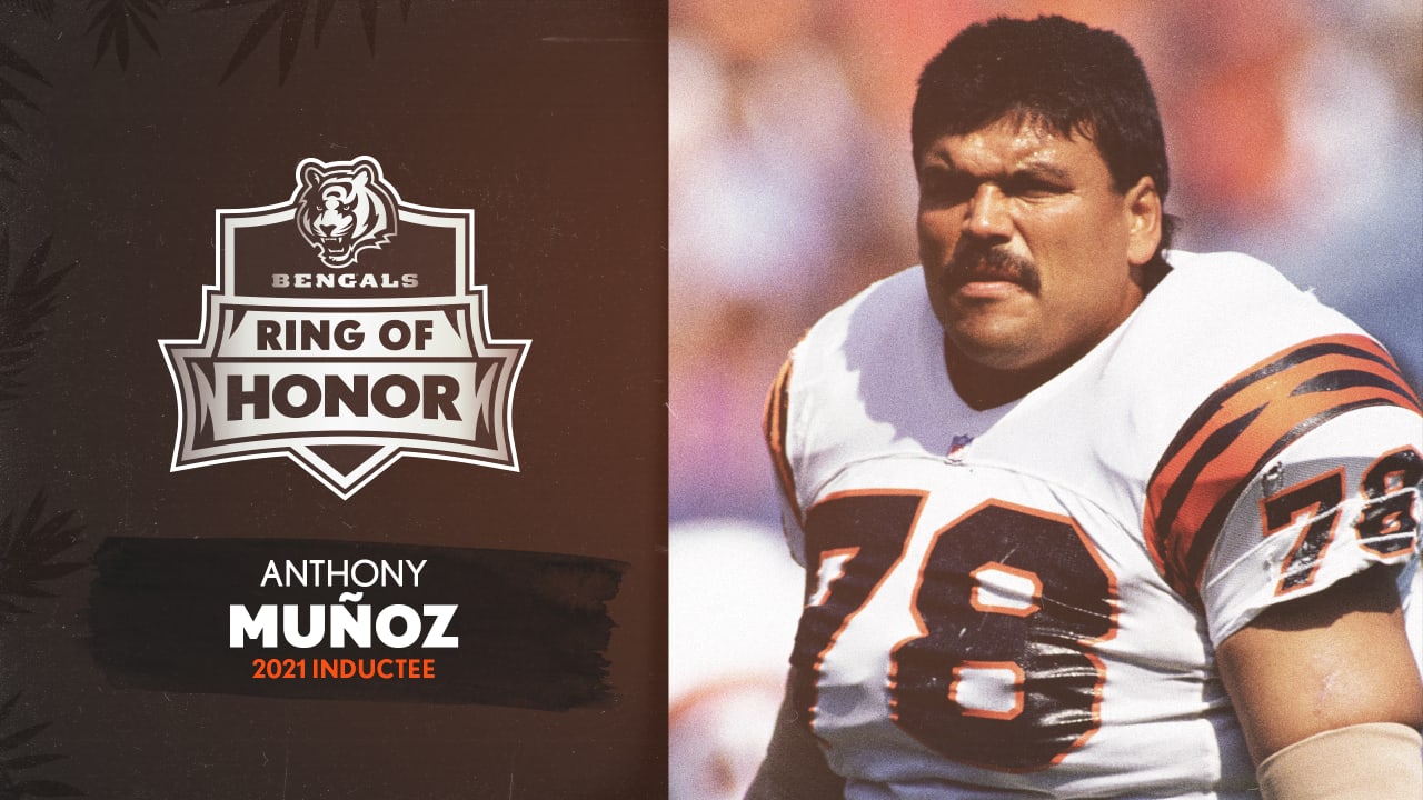 Anthony Muñoz Game-Used and Signed Cincinnati Bengals Football