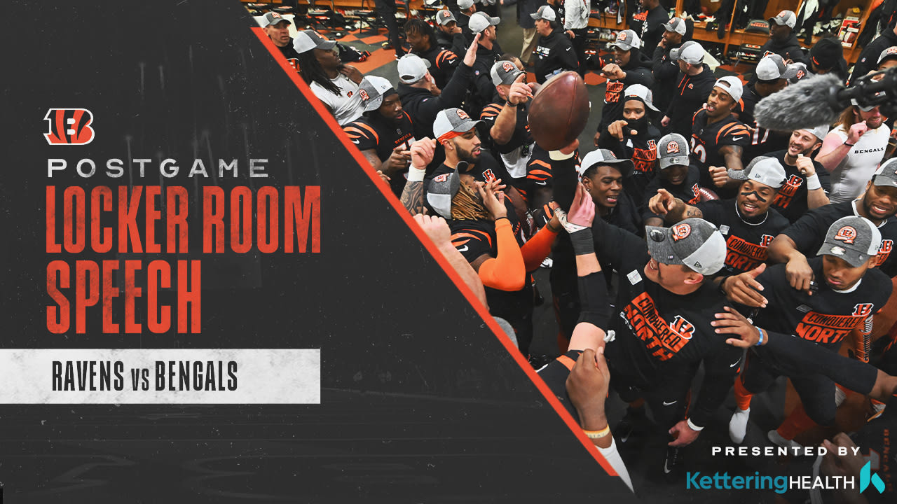 WATCH: Bengals celebrate MNF victory over Rams in locker room