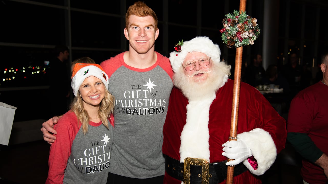 Families spend the day with Andy Dalton