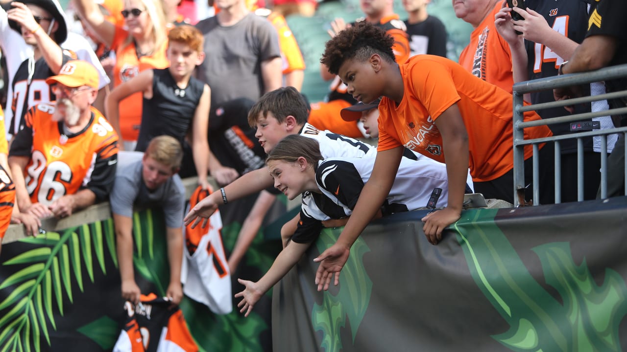 Cincinnati Bengals vs. Pittsburgh Steelers. Fans support on NFL