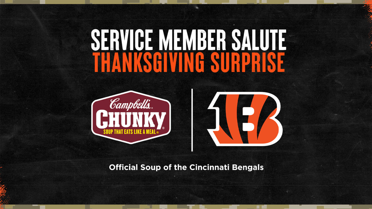 Bengals highlight the Salute to Service campaign, a year-round