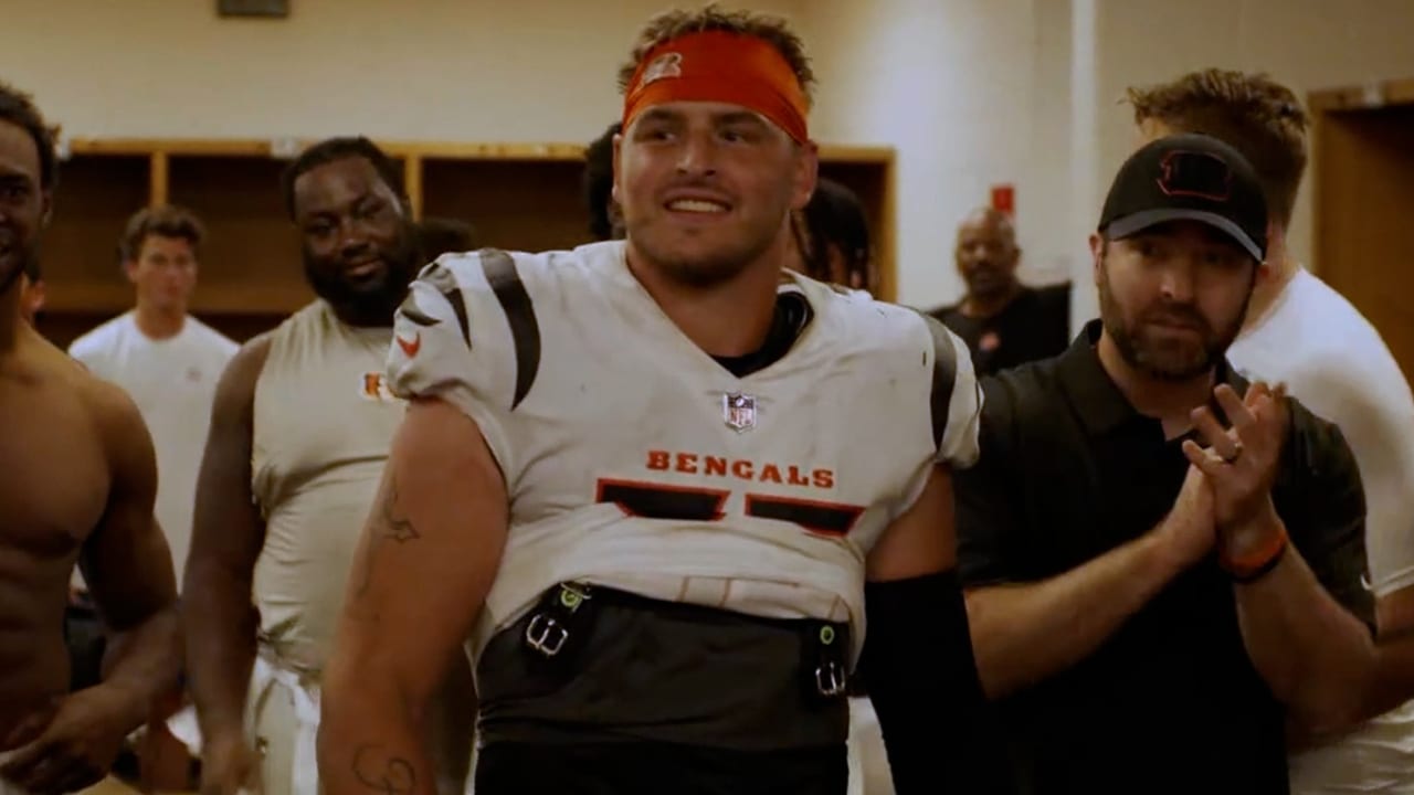 Postgame locker room celebration