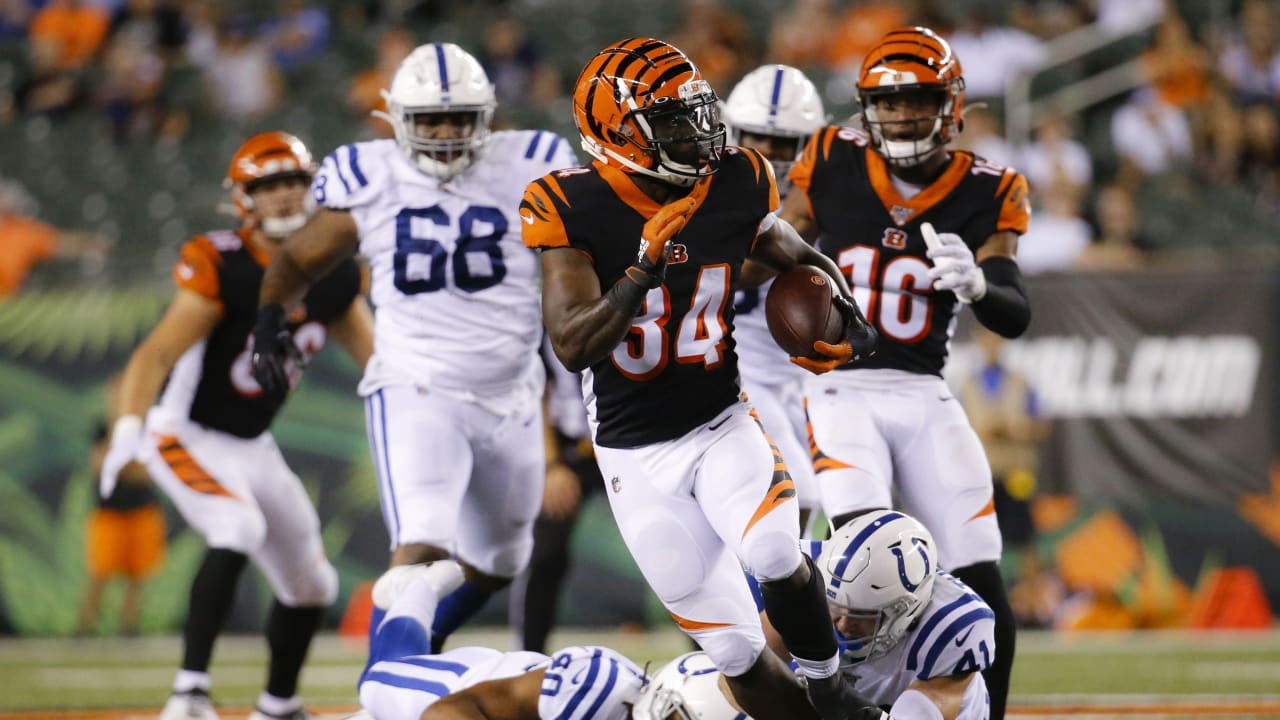 August 22, 2019: Cincinnati Bengals running back Quinton Flowers