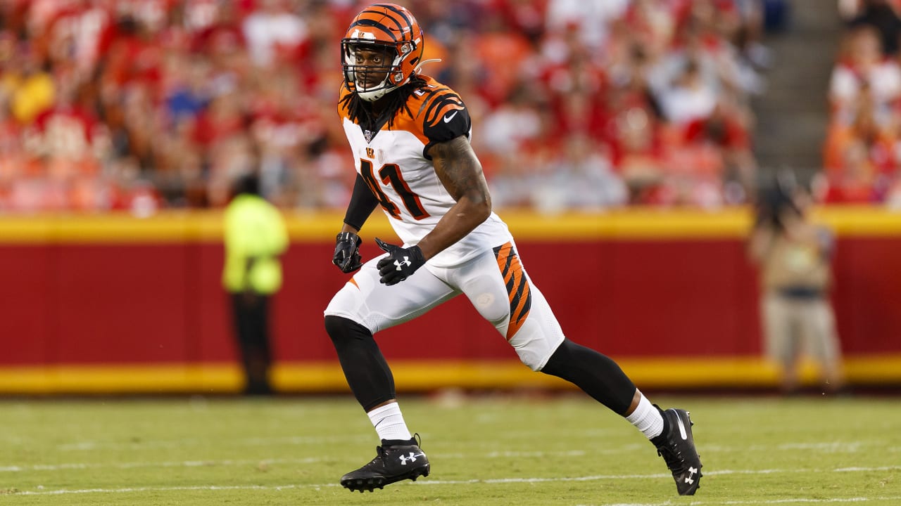 Cincinnati Bengals defensive back Trayvon Henderson (41) after an