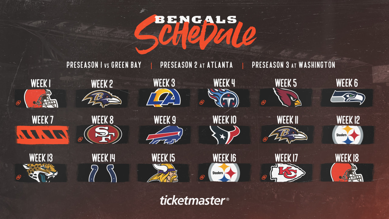 when do the bengals play on sunday