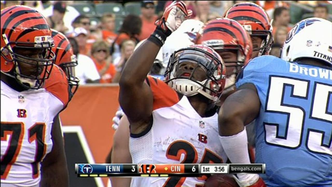 Cincinnati Bengals running back Giovani Bernard 1yard touchdown run