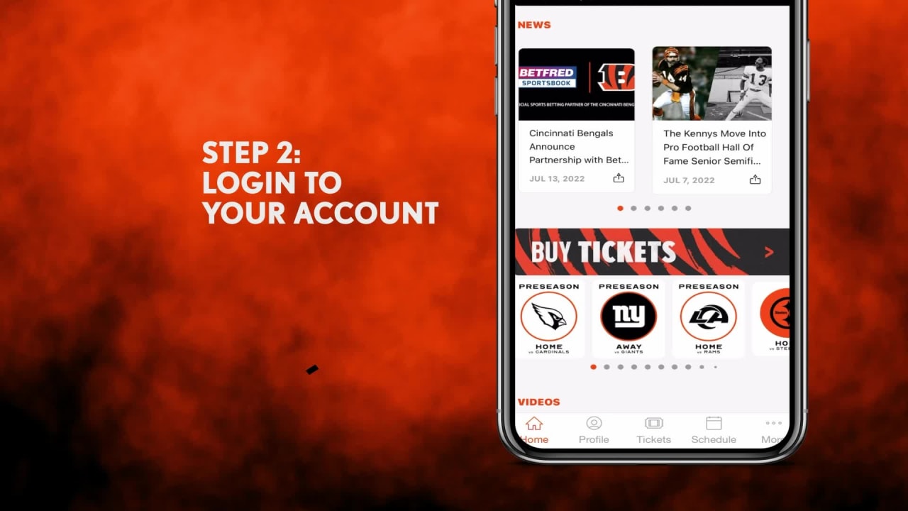 Cincinnati Bengals Tickets  Mobile Ticket Guide 