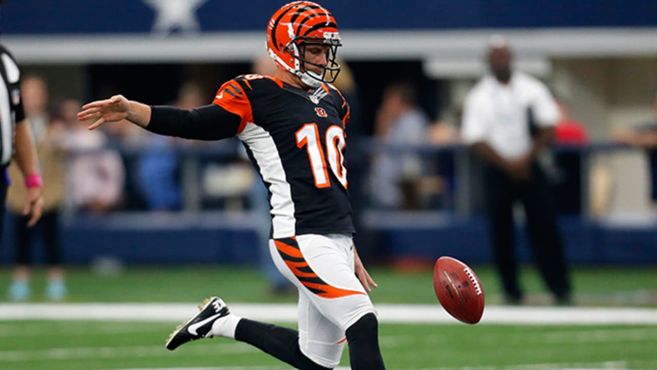 Punter Kevin Huber is enjoying one of his best seasons with the