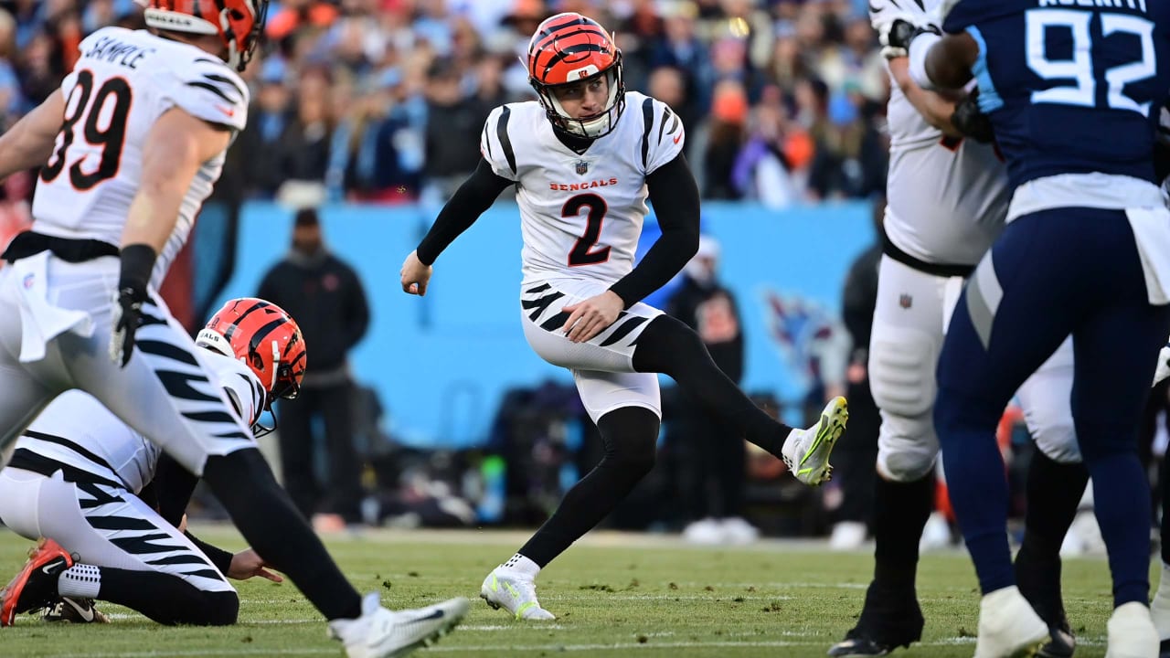 Cincinnati Bengals kicker Evan McPherson's 48-yard FG ties the