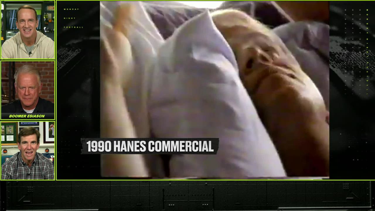 Former QB Boomer Esiason Reacts To Old Underwear Commercial