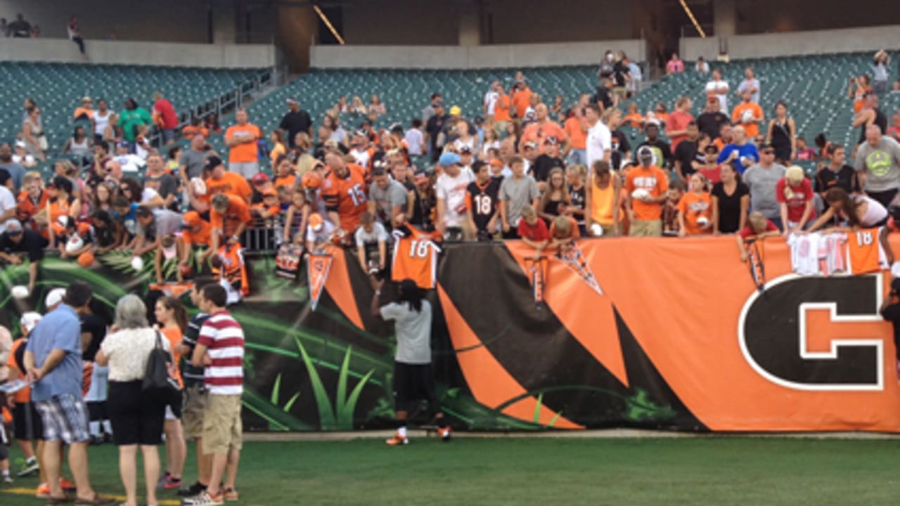 Bengals welcome fans to Paul Brown Stadium for training camp event