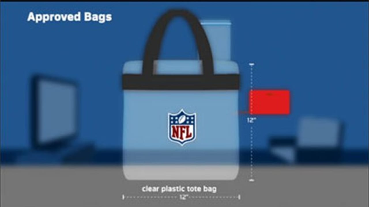 size of purse for nfl games