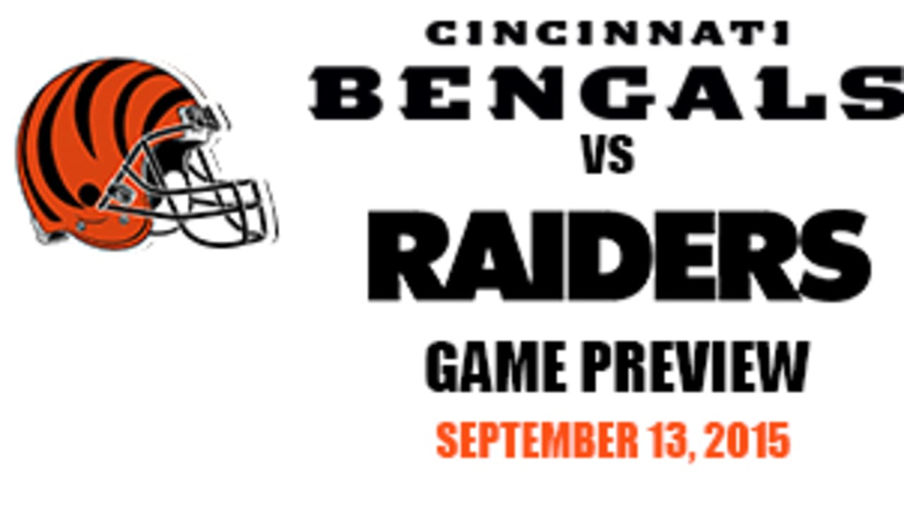 Bengals At Raiders Preview