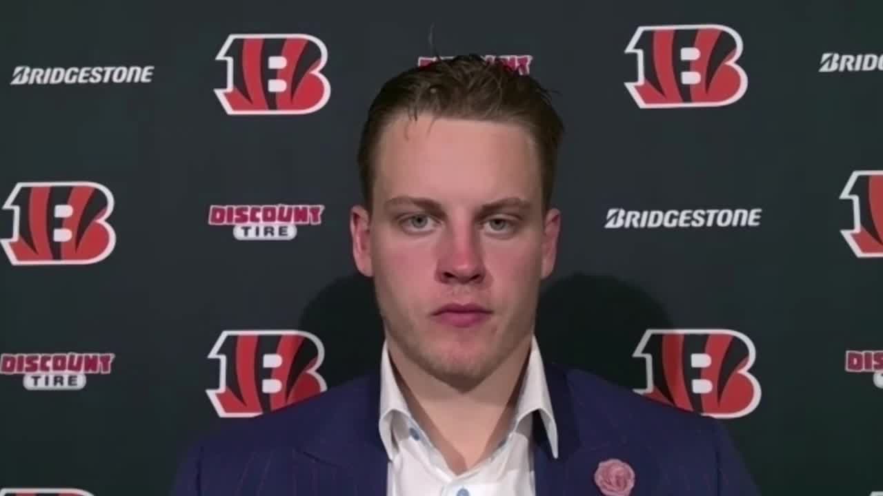 joe burrow press conference outfits