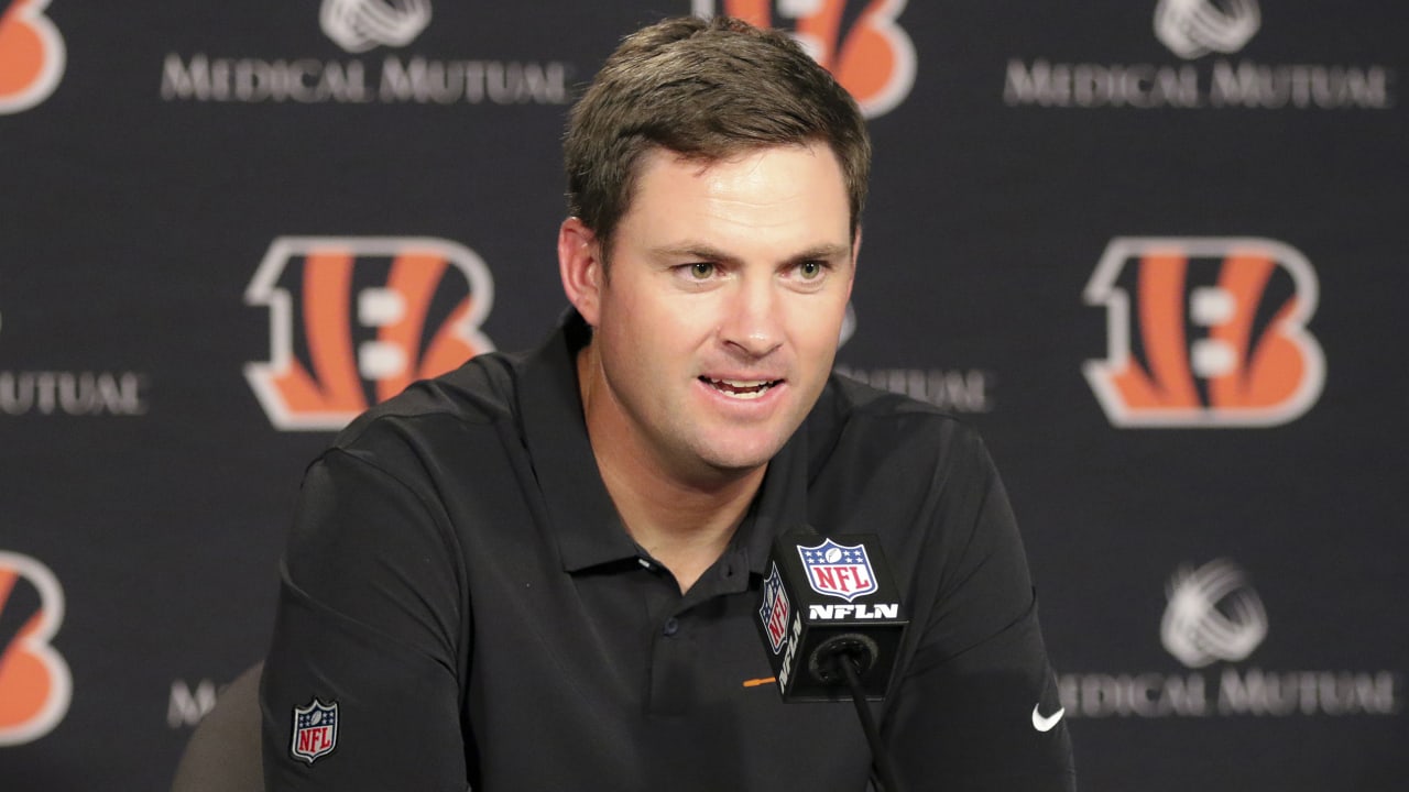 Cincinnati Bengals head coach Zac Taylor gives final press