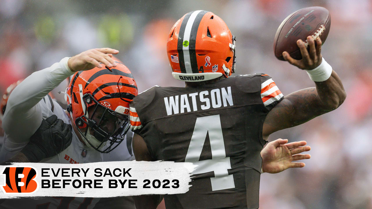 Every Bengals sack at the bye 2023 season