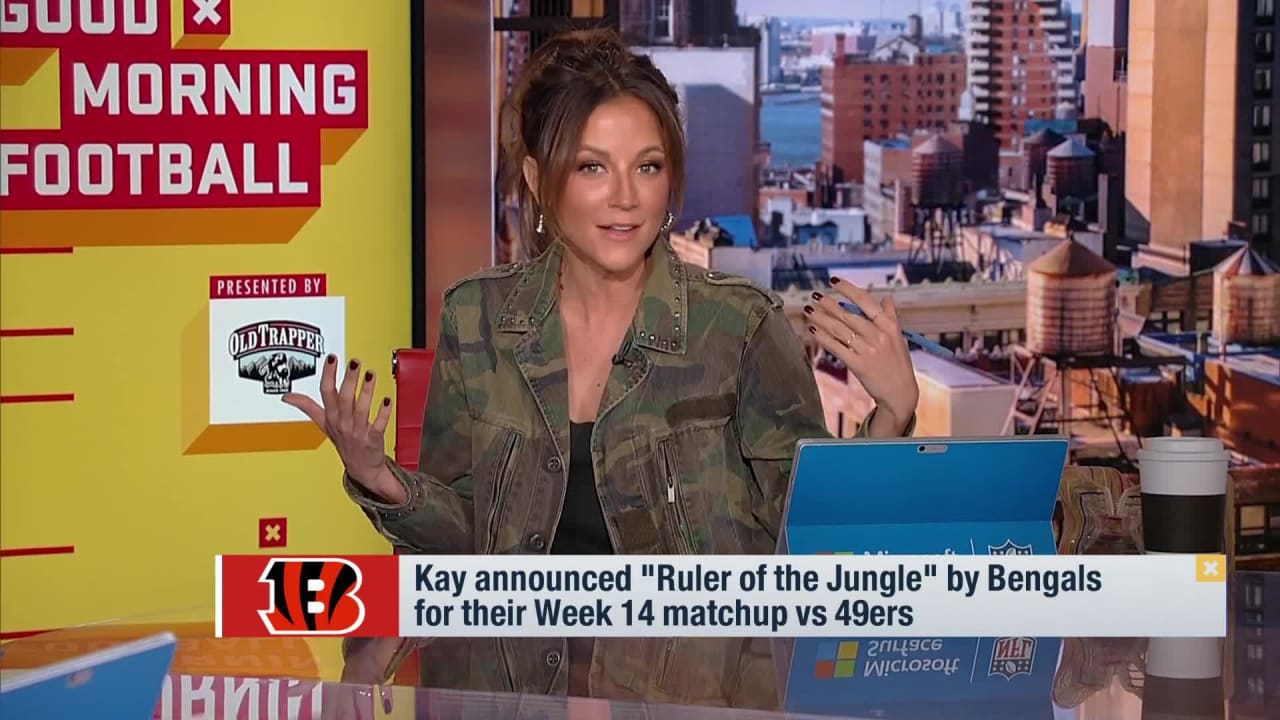 Kay Adams repping the Bengals again this morning : r/bengals