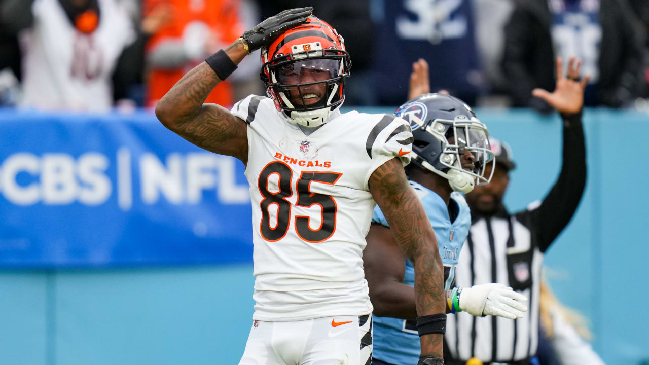 Tee Higgins 27 Yard TD Catch Week 12 Bengals Highlights vs. Tennessee