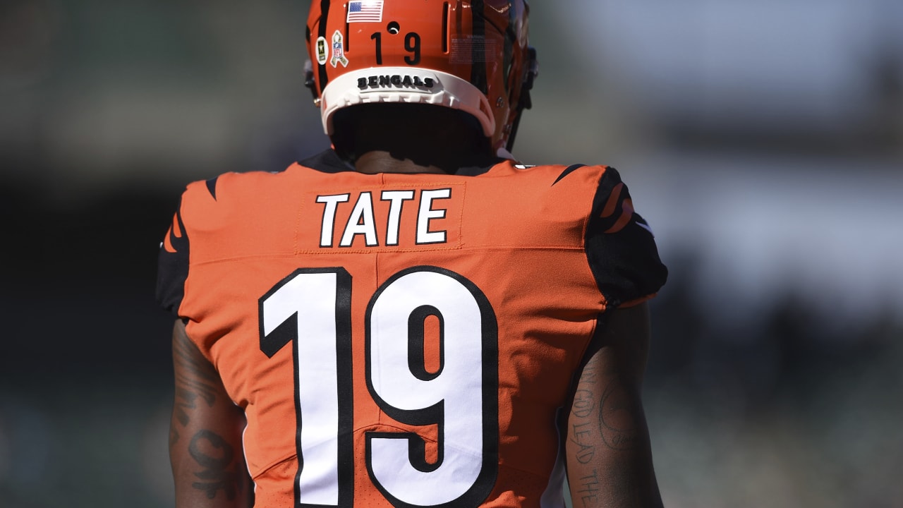 Cincinnati Bengals wide receiver Auden Tate (19) during the first