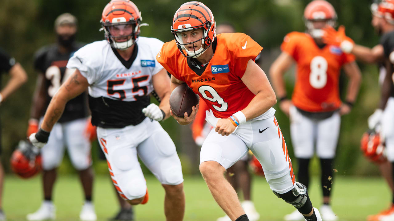 Bengals tight end Thaddeus Moss looks to make an impression against the  Tampa Bay Buccaneers in preseason action