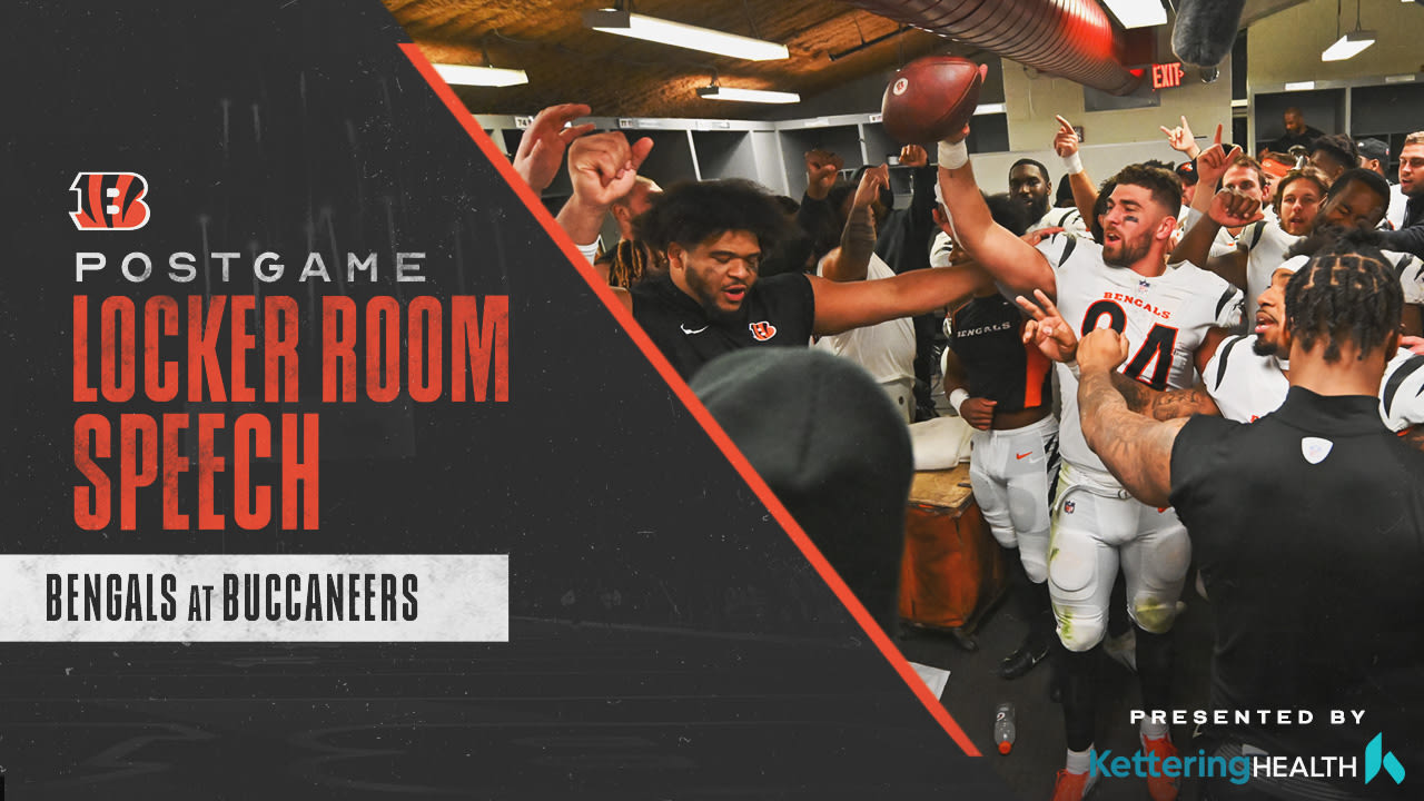 bengals locker room celebration today