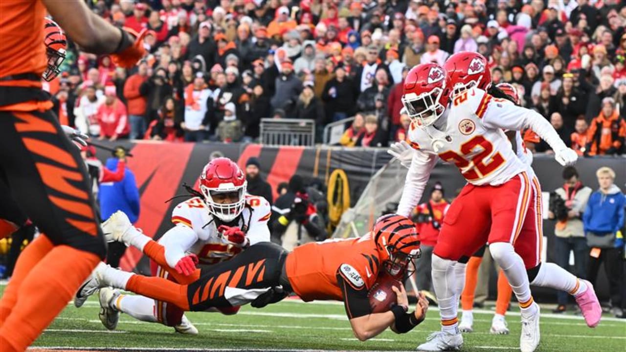 Watch Joe Burrow's rushing touchdown vs. the Chiefs 