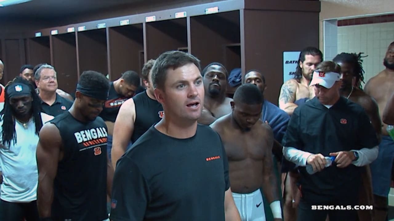 Zac Taylor speech propels Bengals to AFC Championship Game