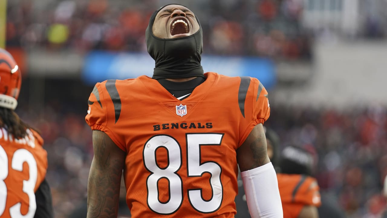 Cincinnati Bengals cornerback Tre Flowers (33) reacts during an NFL  wild-card playoff football game against the Las Vegas Raiders, Saturday,  Jan. 15, 2022, in Cincinnati. (AP Photo/Emilee Chinn Stock Photo - Alamy