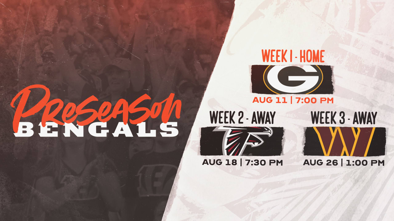 Bengals 2023 Preseason Schedule Finalized