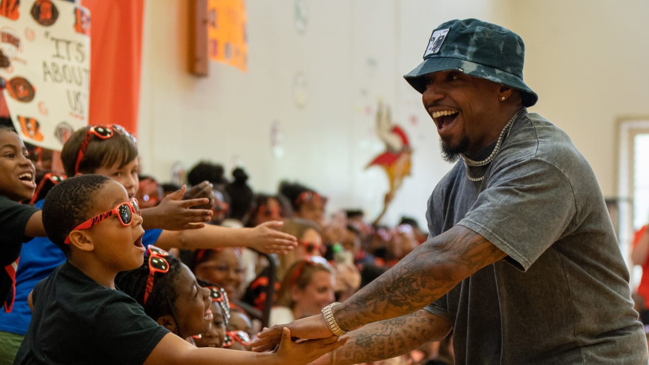 Bengals Rule Your School Pep Rally at Woodlawn Elementary