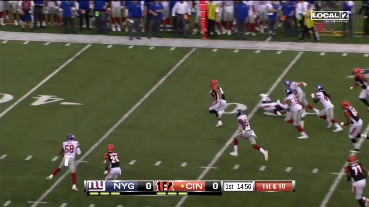 Cincinnati Bengals 22-25 New York Giants, NFL Preseason highlights, Video, Watch TV Show