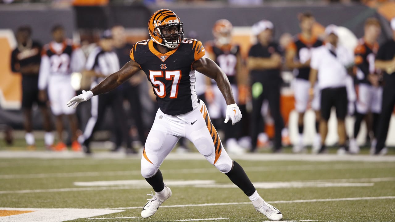 Cincinnati Bengals linebacker Germaine Pratt (57) during an NFL football  game against the New Orleans Saints, Sunday, Oct. 16, 2022, in New Orleans.  (AP Photo/Tyler Kaufman Stock Photo - Alamy