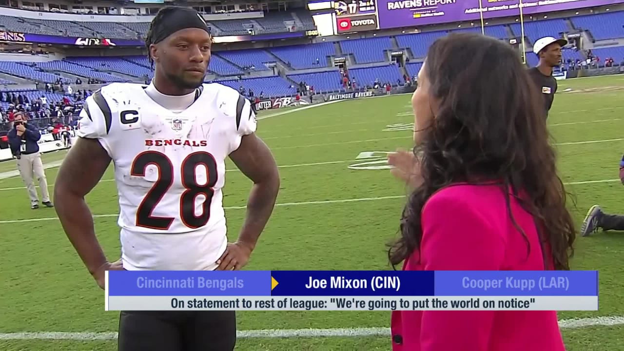 Joe Mixon called meeting with offensive line to try to get run game going -  NBC Sports