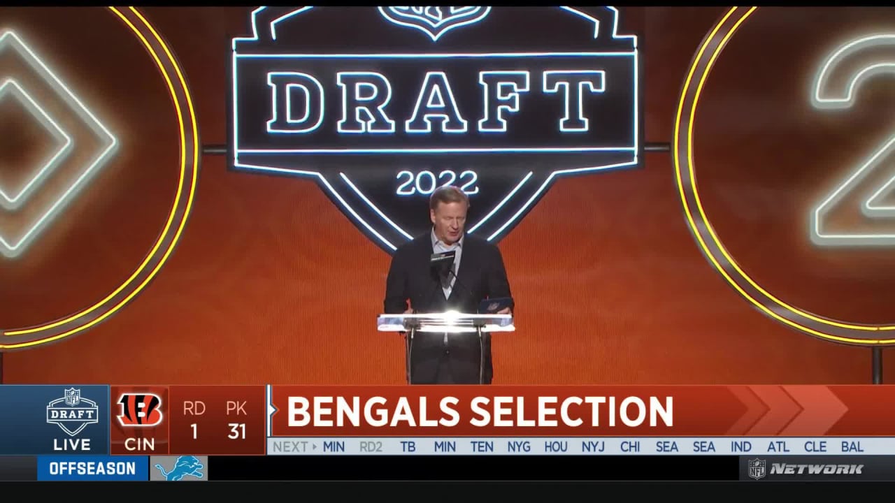 Cincinnati Bengals select Daxton Hill first round of 2022 draft