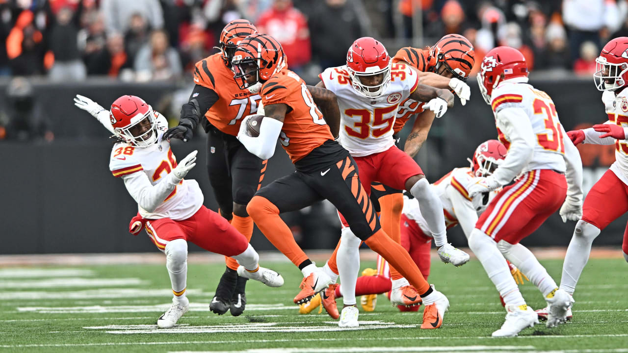 Bengals vs. Chiefs injury report: Joe Burrow, Tee Higgins listed, but  looking healthy for AFC Championship Game - DraftKings Network