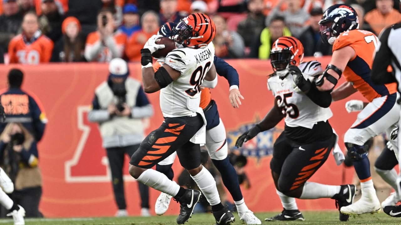 Khalid Kareem's fourth-quarter takeaway from Drew Lock lifts Bengals