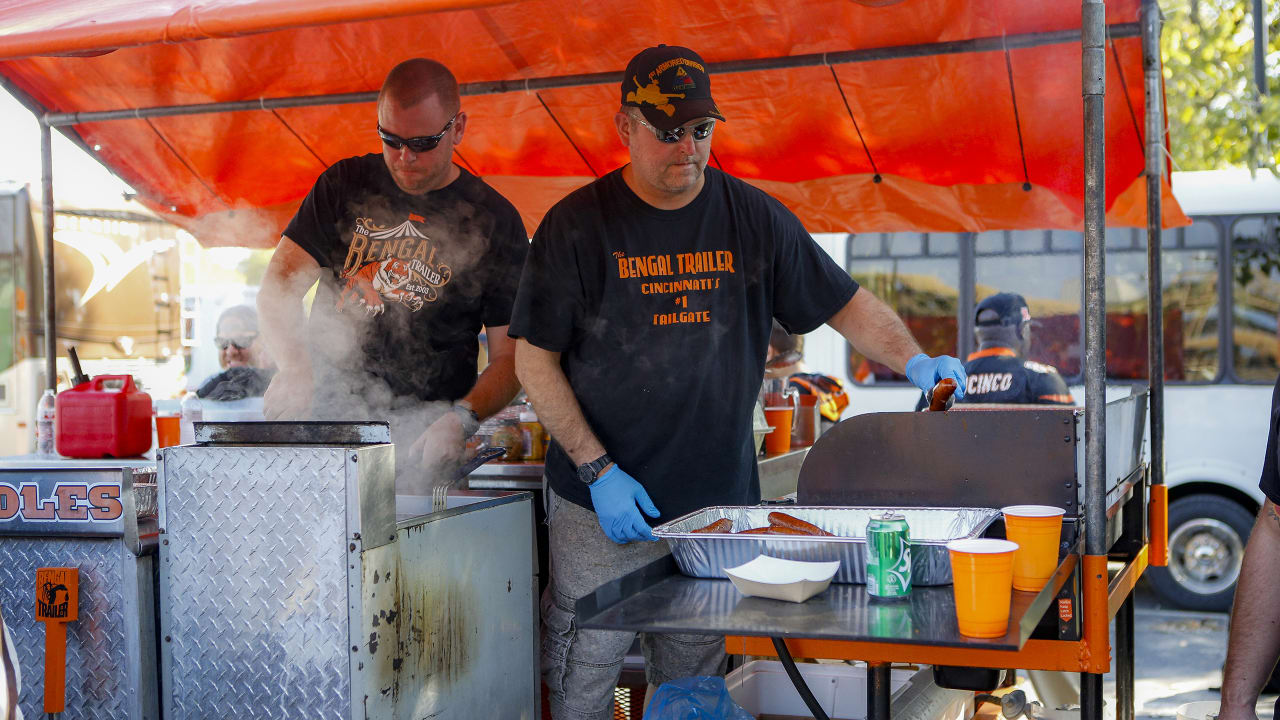 Bengals fans tailgate before home opener vs. Ravens