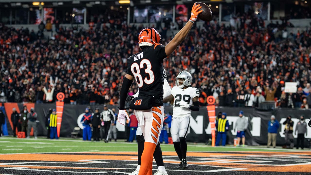 Bengals' top plays vs. Raiders Super Wild Card Weekend