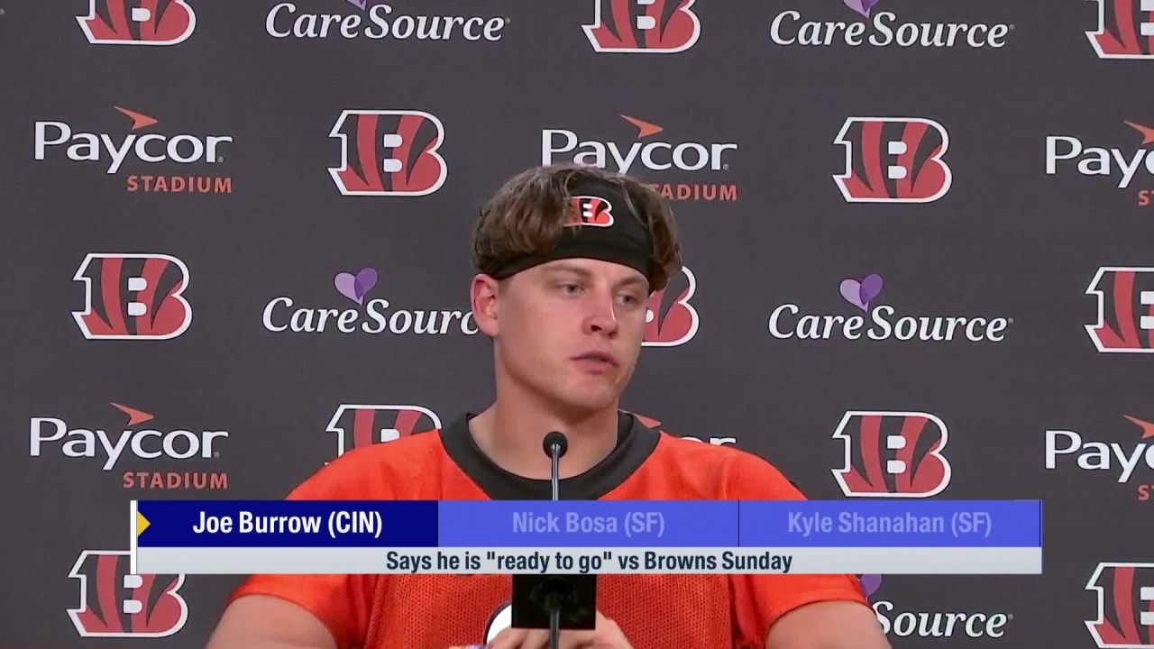 Joe Burrow on playing Week 1 vs. Browns: 'I'm ready to go