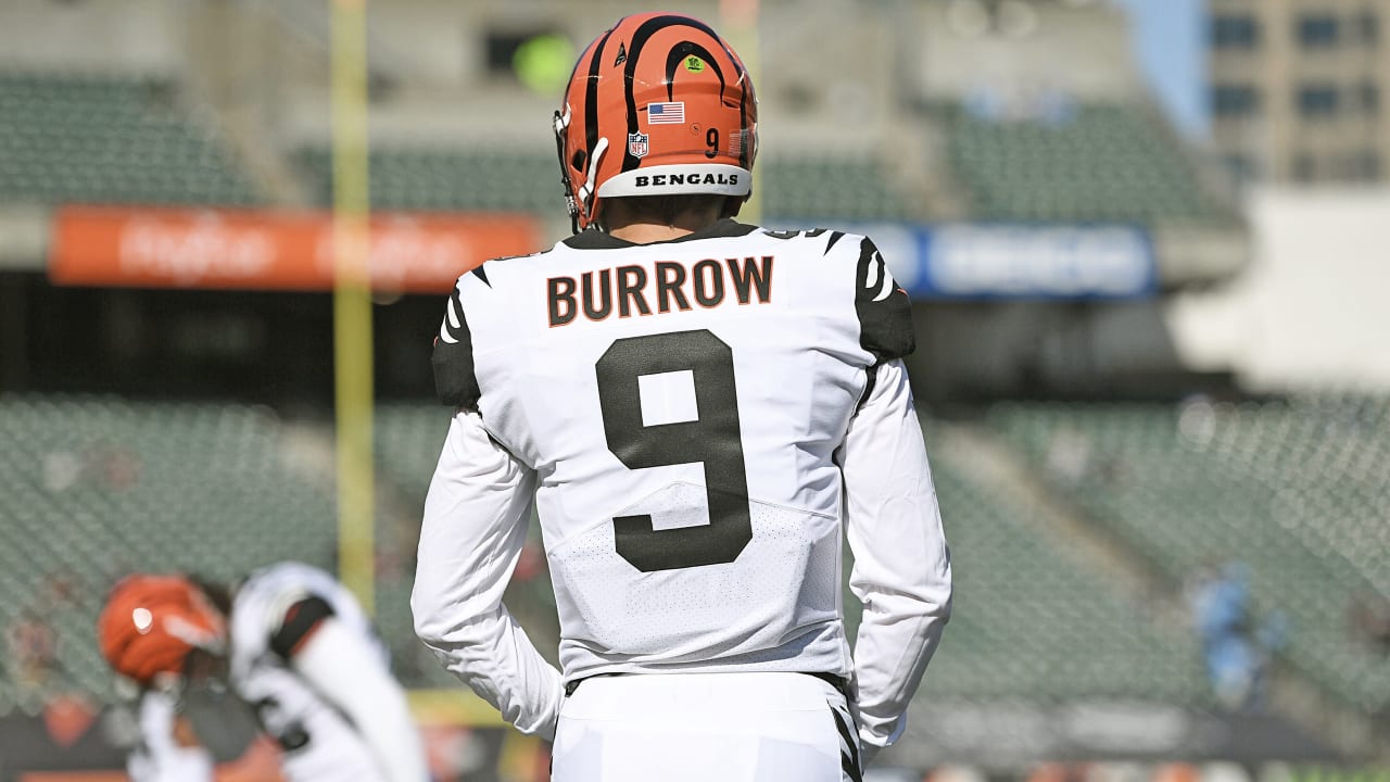 Look: Joe Burrow's new helmet gave Bengals fans a rough time